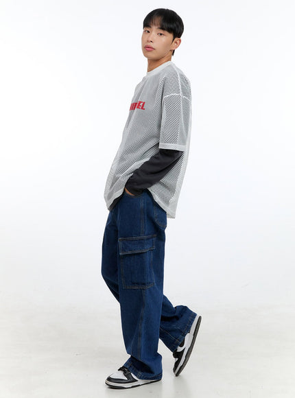 mens-cargo-pocket-denim-wide-leg-pants-dark-blue-ig416