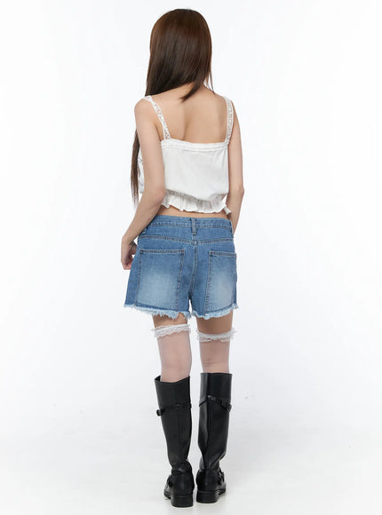 vintage-style-denim-shorts-cy529
