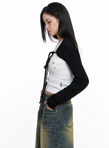 slim-fit-cropped-bolero-is525