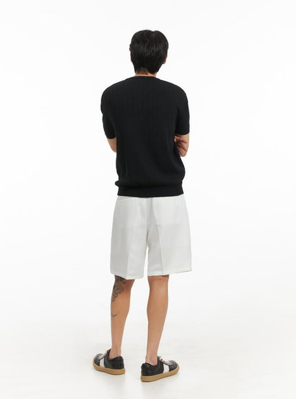 mens-basic-straight-leg-shorts-iy416