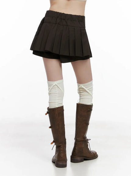 side-button-pleated-mini-skort-cg519