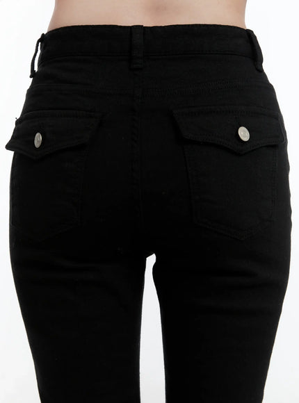 Fleece-Lined Bootcut Pants ID510