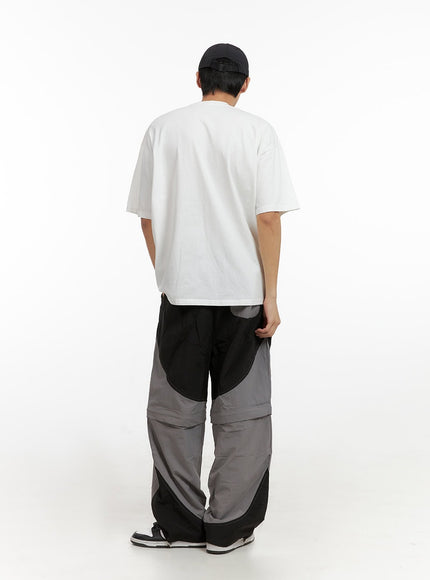 mens-nylon-zippered-baggy-pants-il404