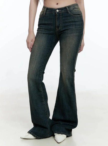 karla-vintage-logo-flare-jeans-io520