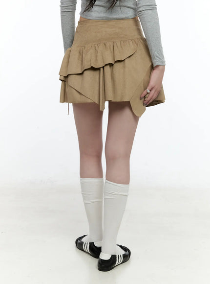 asymmetric-suede-string-tie-skirt-cn517