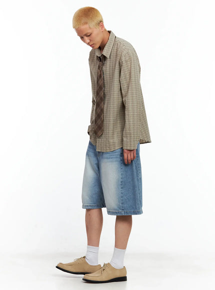 mens-casual-glen-plaid-print-tie-il514