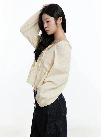 Romantic Frill Lace Blouse IM513