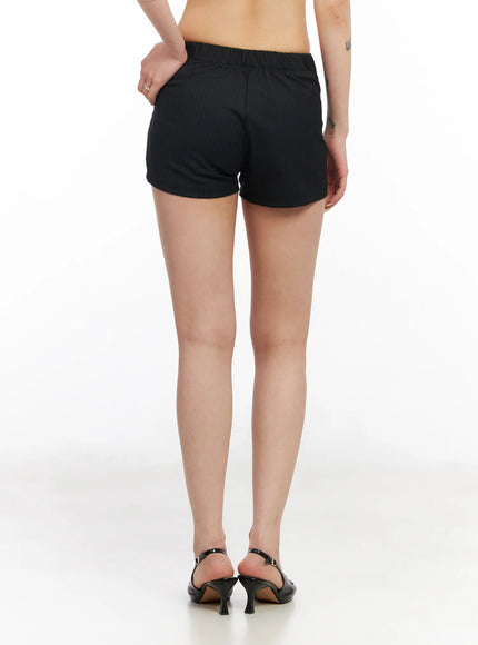 Striped Tailored Mini Shorts CM517