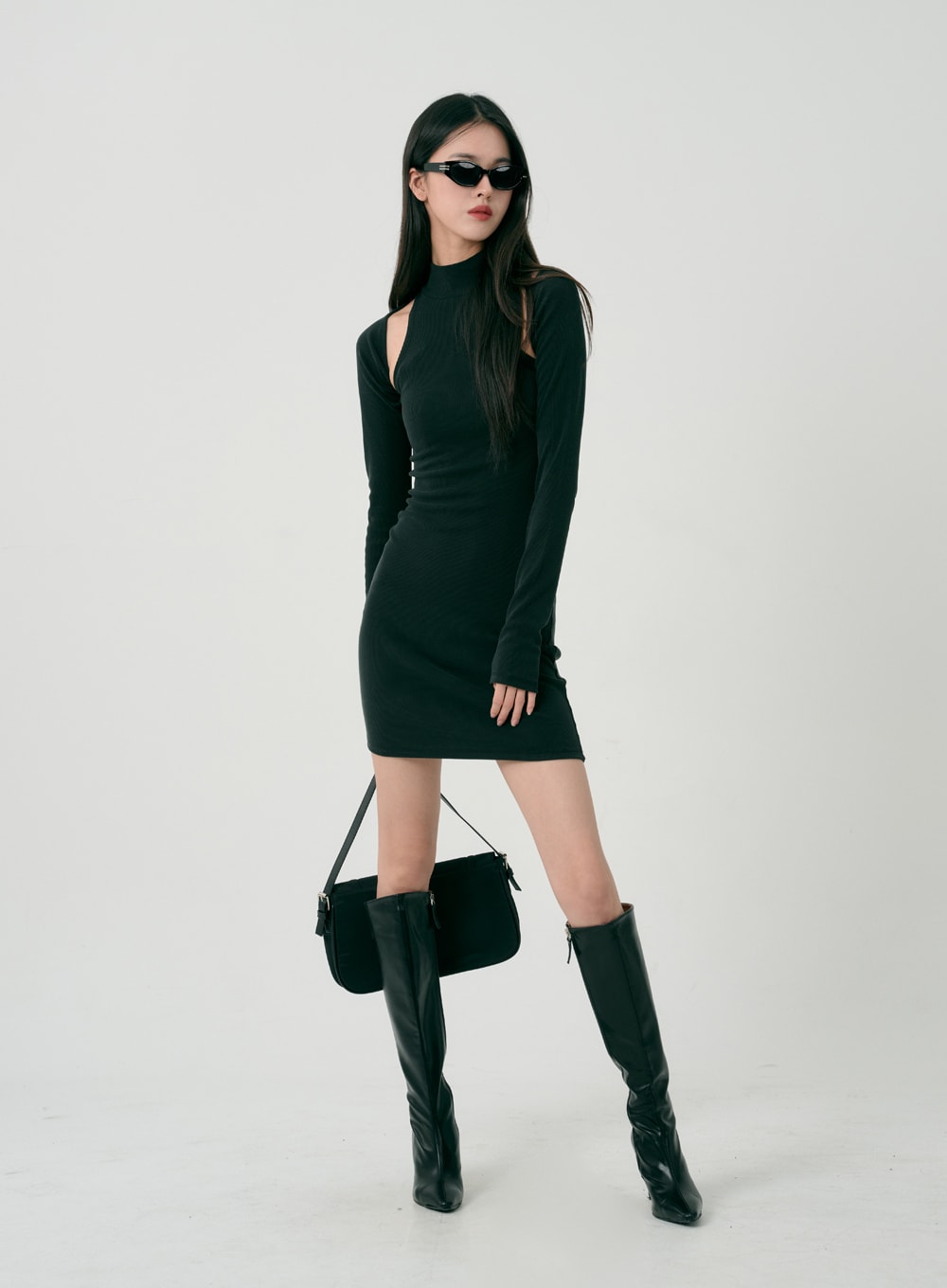 Bolero And Sleeveless Mini Dress Set ID07