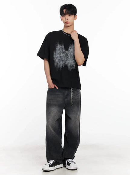 mens-staple-black-pendant-necklace