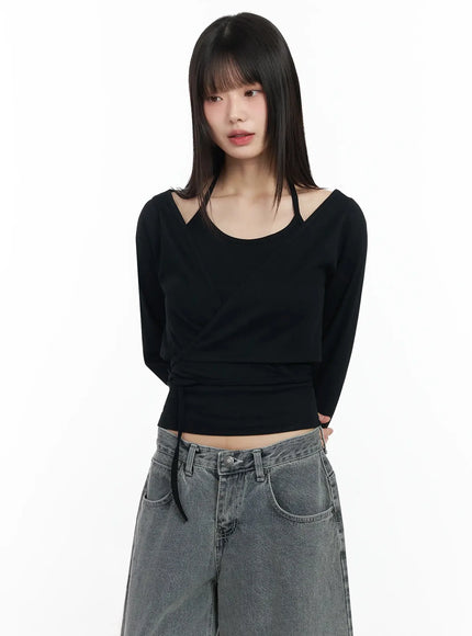 Tank and Wrap Cardigan Set IM530