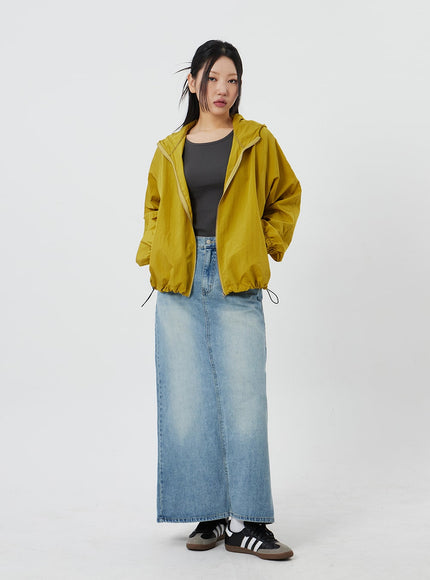 Denim Maxi Skirt CF324