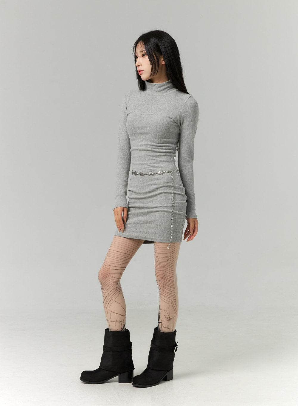 half-turtle-neck-mini-dress-cn321