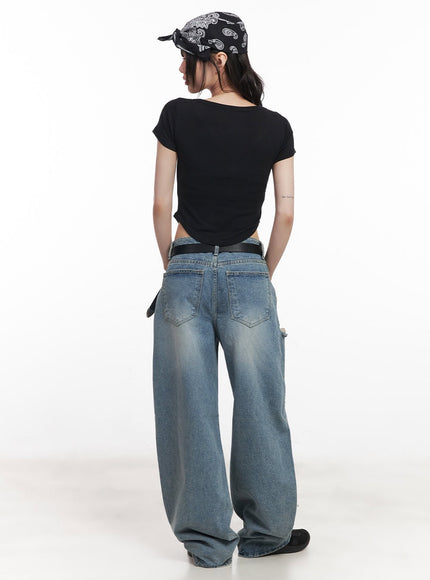 slim-fit-v-neck-buttoned-top-cy520