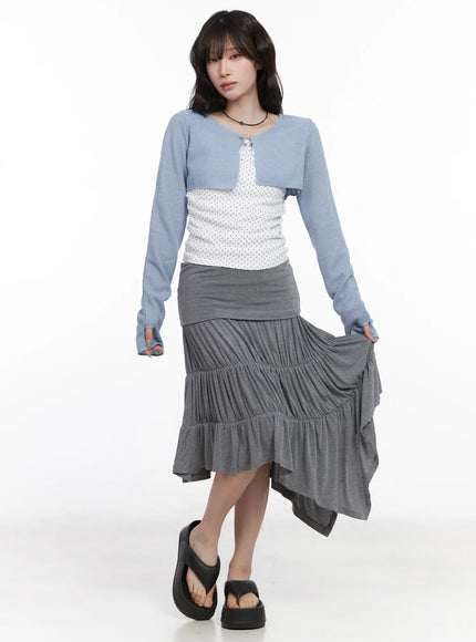 draped-dot-sleeveless-top-cf519