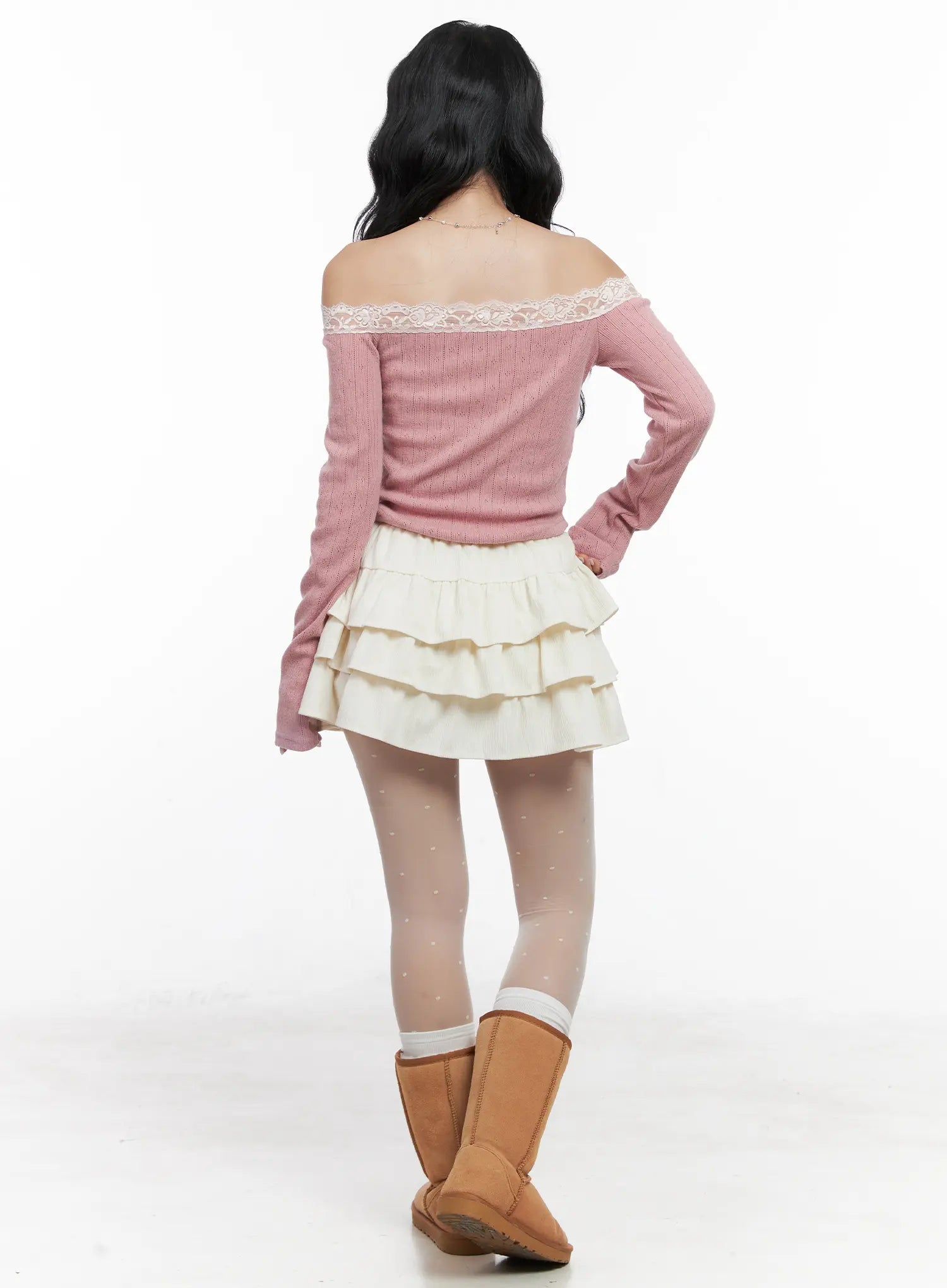 corduroy-ruffle-layered-mini-skirt-cn514