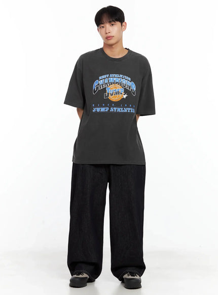 Men's Sporty Graphic T-Shirt IL516