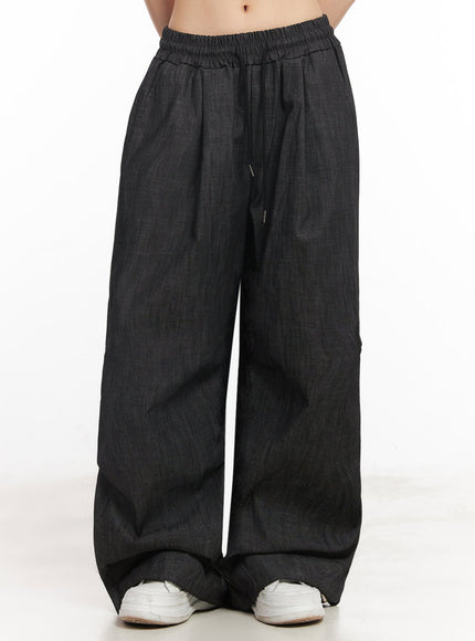 pintuck-denim-sweatpants-iy529