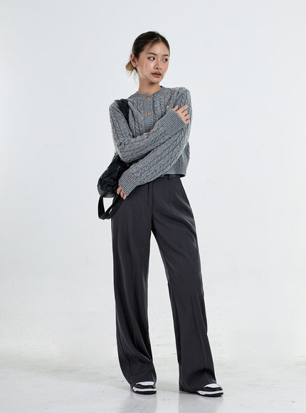 Basic Wide Tailored Pants CO06