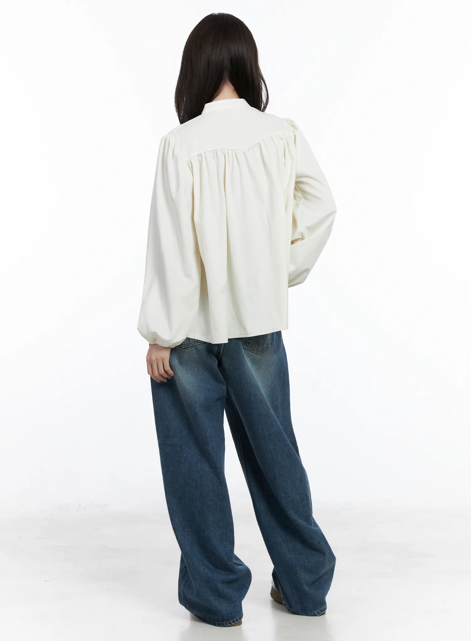 Elaine Casual Wide Leg Jeans CN519