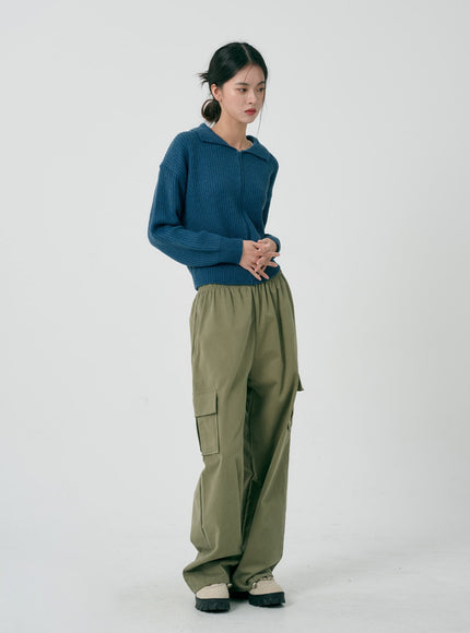 Cargo Wide Pants ID08