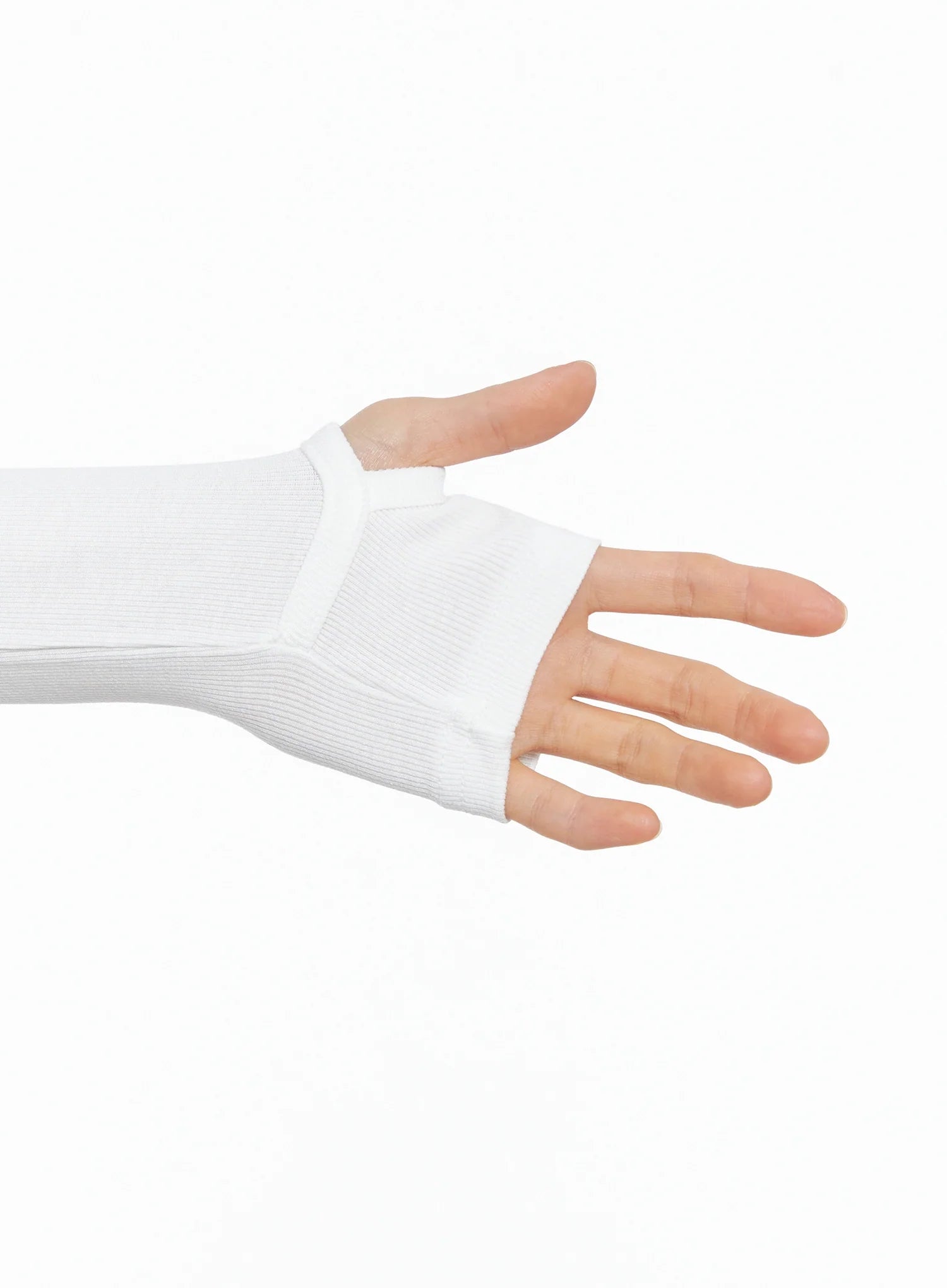 Ribbed Long Sleeve Crop Top IO517