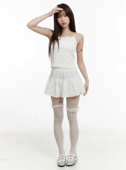 floral-embroidered-skort-ij521