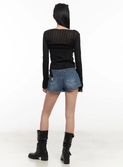 ribbon-knit-cropped-cardigan-cl501