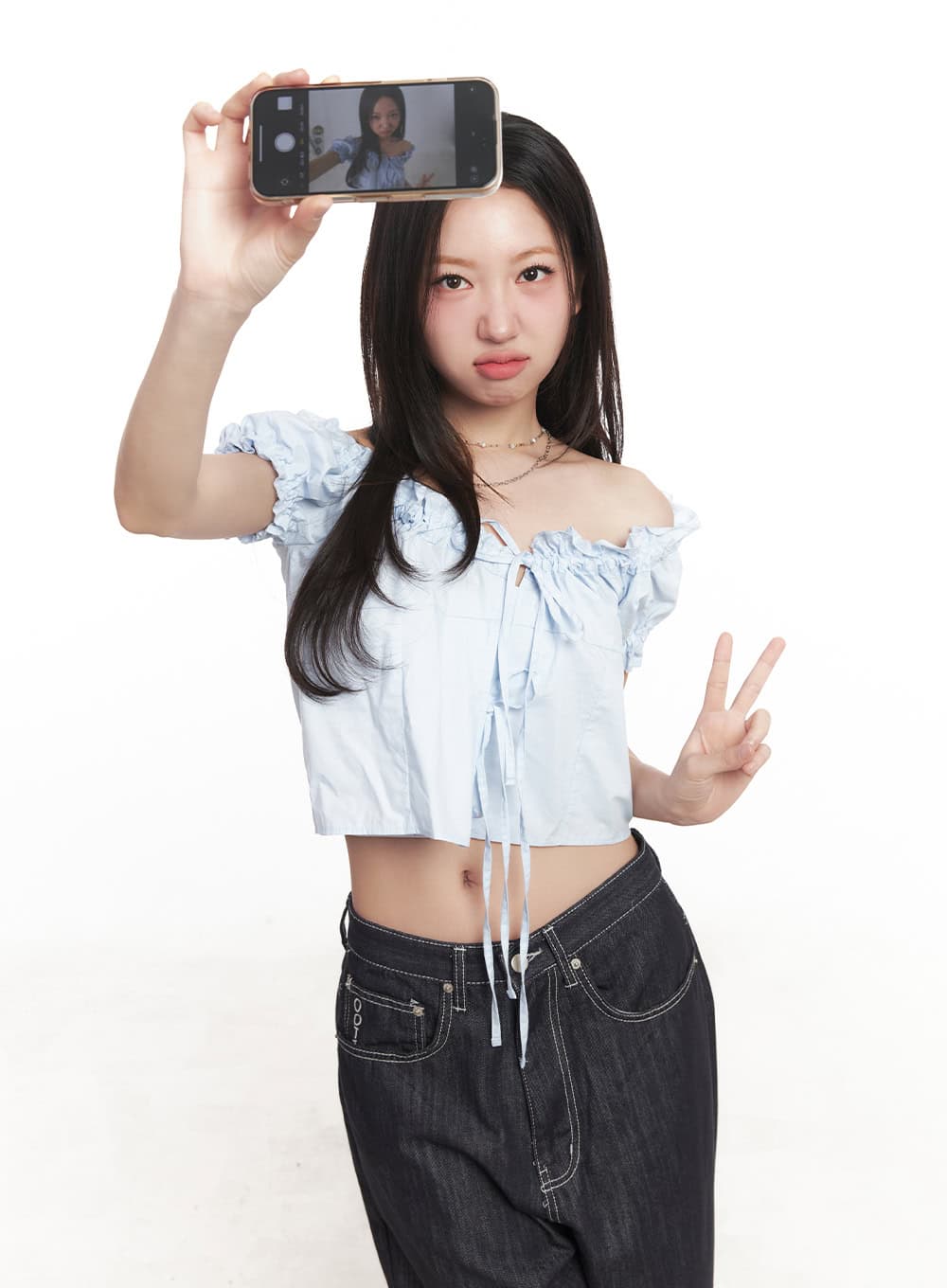 ribbon-off-shoulder-blouse-crop-top-ca529