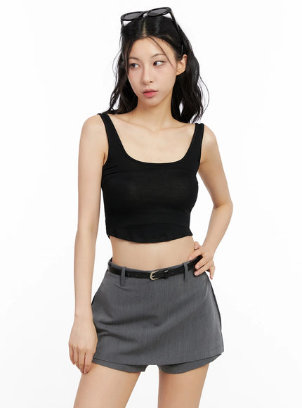 Cropped Tank & Cardigan Set IG508