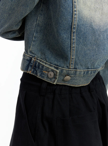 Vintage Retro Washed Denim Jacket CG529