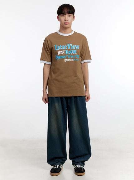 Men's Cotton Graphic T-Shirt IA507