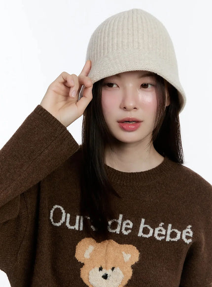 Reversible Wool Bucket Hat ID526