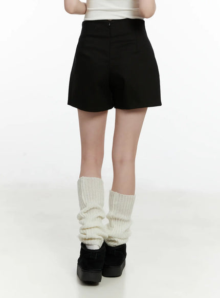 Classic High-Waist Cotton Short F502