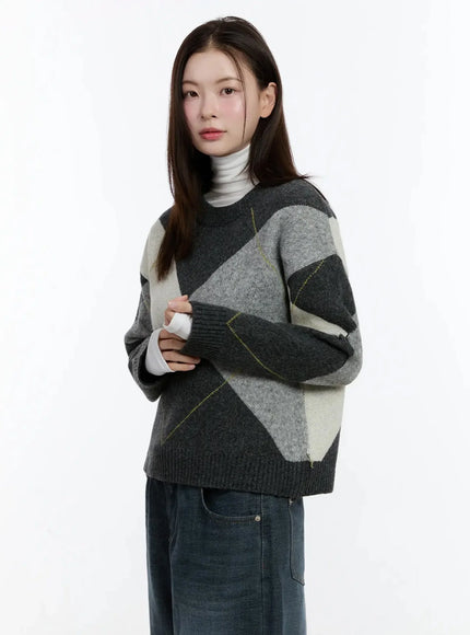 argyle-pattern-knit-sweater-id526