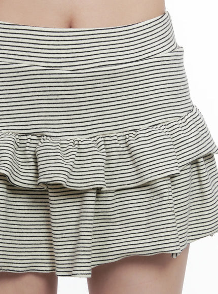 striped-layered-mini-skirt-co520