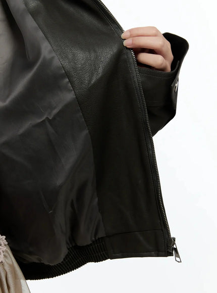 zippered-faux-leather-biker-style-jacket-io520
