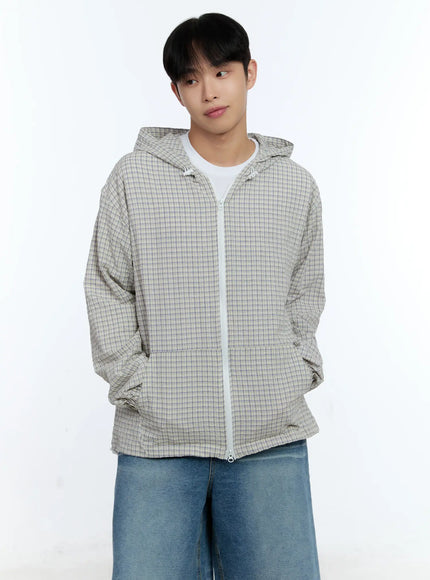 mens-checkered-windbreaker-jacket-ig515