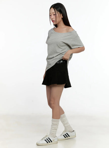 Pleated Mini Skirt CG501