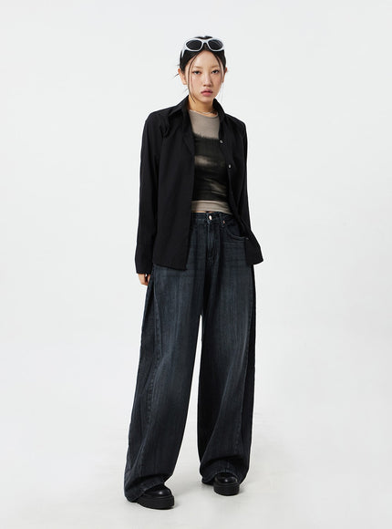 Mid-Rise Baggy Jeans CM324