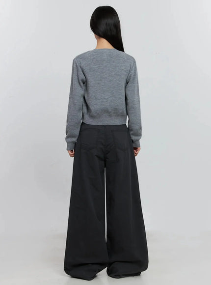 Classic Button-up Cardigan IS515