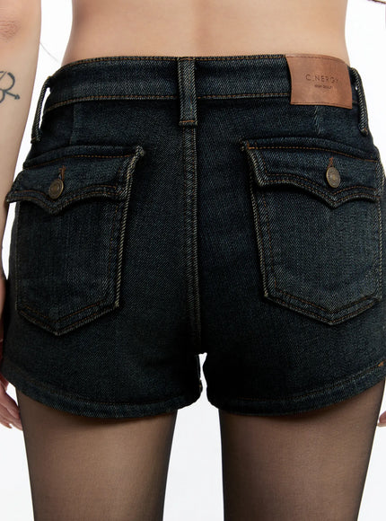 casual-low-rise-denim-shorts-cn524