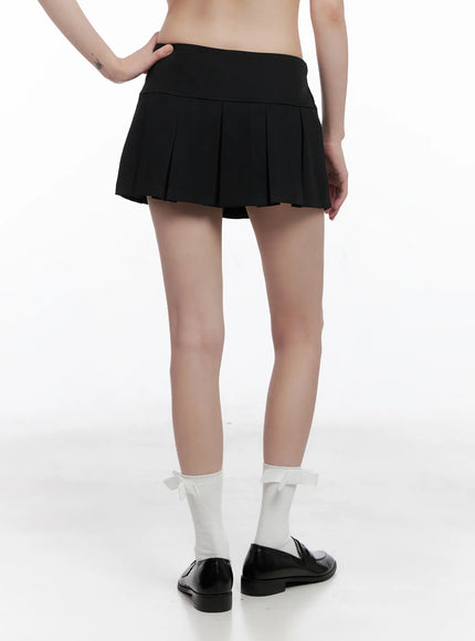 Low-Waisted Pleated Skirt CG518