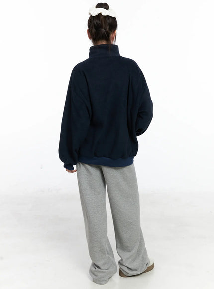 Warm Fleece Wide Sweatpants CN518