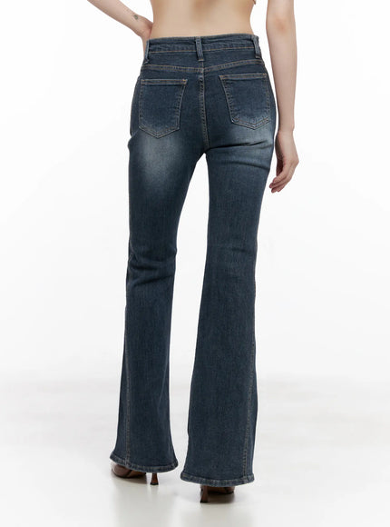 Giana High Waist Flare Jeans CG519
