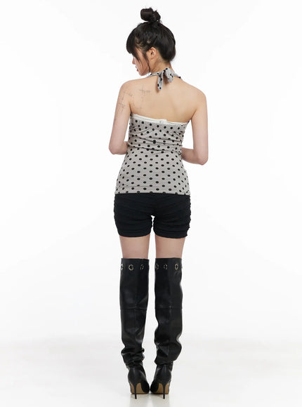 lace-trim-frill-mini-shorts-cm512