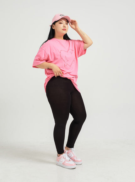 Plus Soft Rayon Leggings IJ30