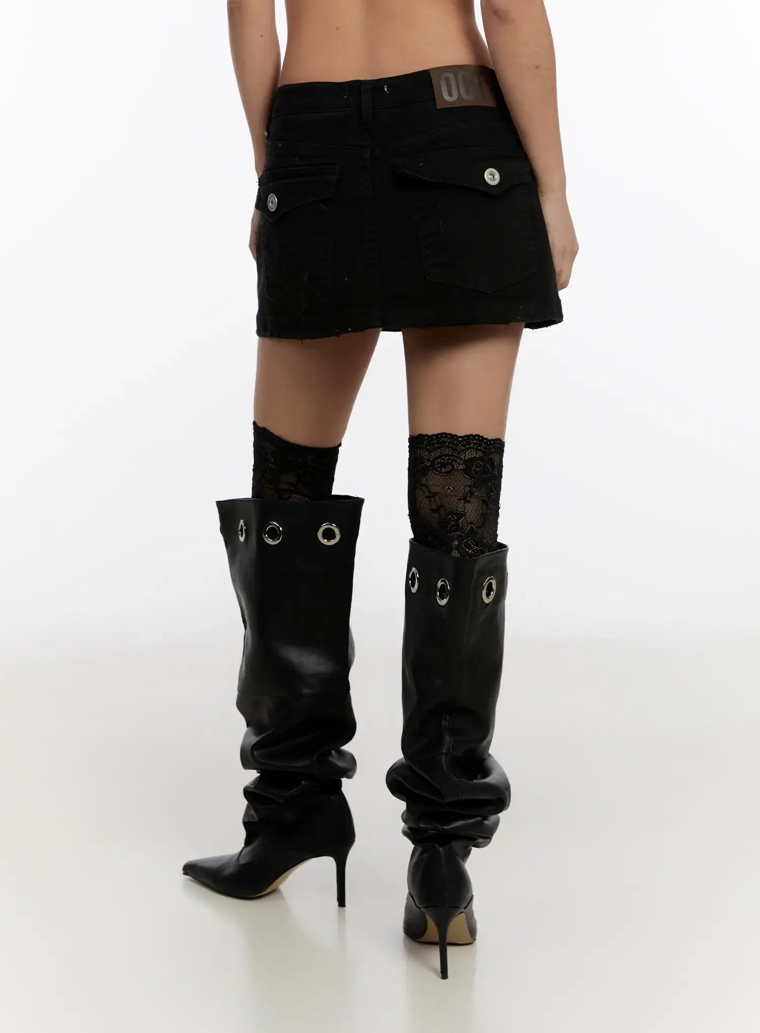 distressed-cotton-mini-skirt-cn527