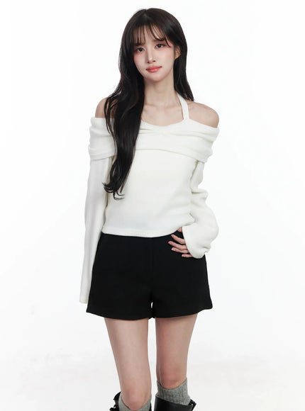 Fleece-Lined Pocket Shorts IJ529