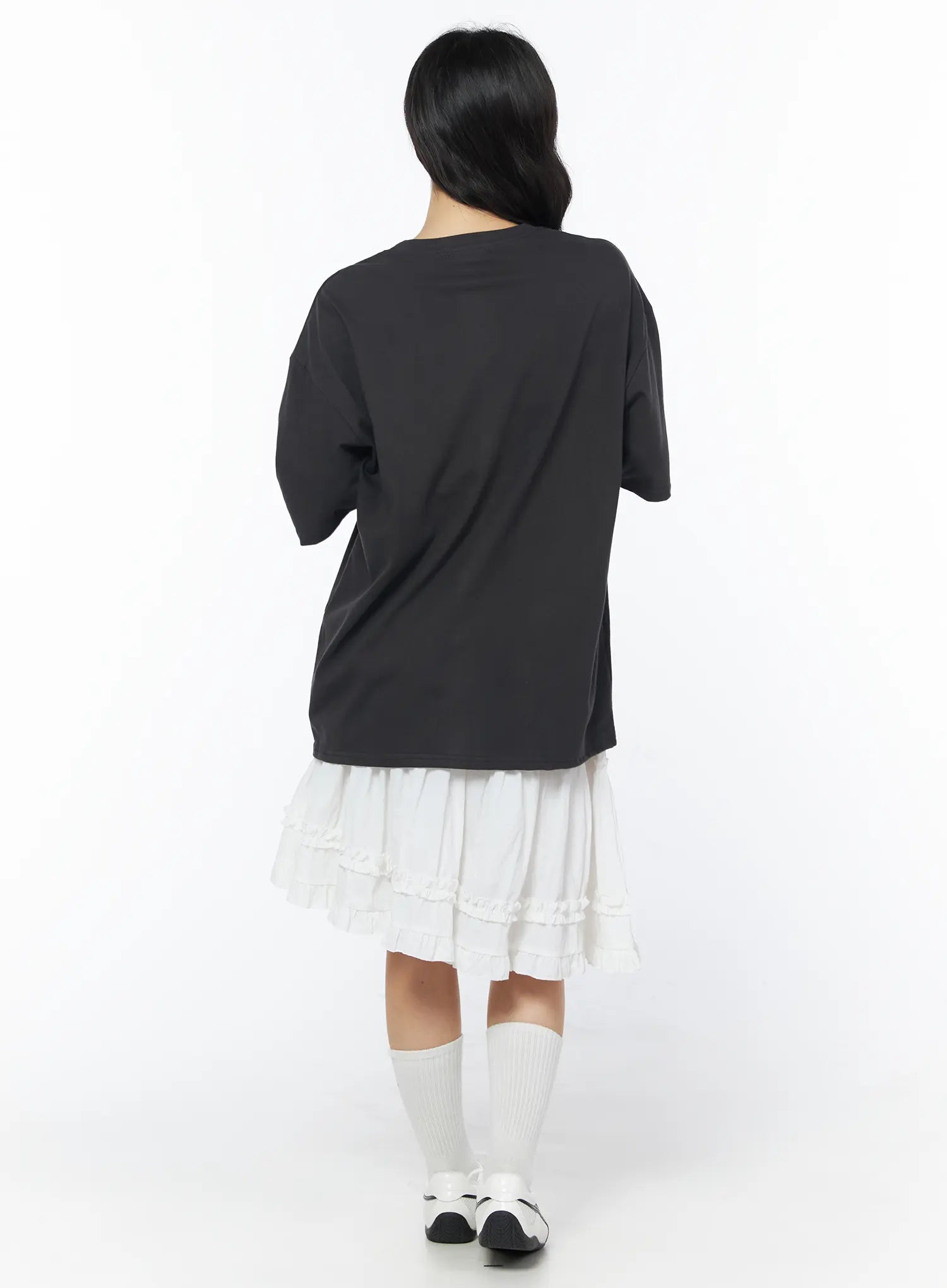 asymmetric-frill-trim-midi-skirt-cd805